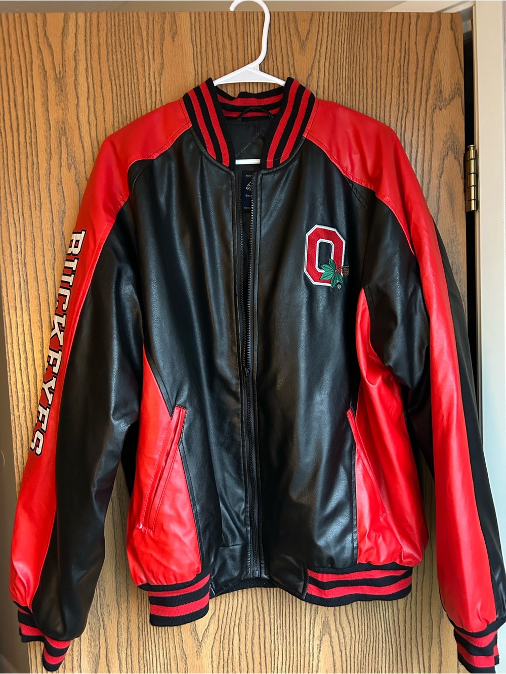 Steve & Barry's Black and Red Letterman Jacket